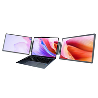 Monitor Portátil Dual de 15.6 Pulgadas para Laptop/PC, con Tipo-C, Precio Económico, Profesional, Monitor Portátil de Tres Pantallas