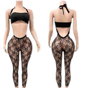 卸売カスタムレースエキゾチックボディスーツ女性のための最も人気のあるパフォーマンスウェアソース工場から - Product Image 4