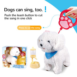 Interactieve Elektrische <span class=keywords><strong>Puppy</strong></span>-Speelgoedset Met Voedingsaccessoires Realistisch Blaffen En Hoofdbewegingen Leren Cadeau Voor Kinderen - Product Image 6