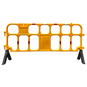 ราวกั้นจราจร Shunlu A034 ขนาด 2100 มม. สีเหลือง/แดง ทำจาก HDPE/PVC ป้องกันน้ำได้มาตรฐาน IP65 สำหรับลานจอดรถและถนน - Product Image 2