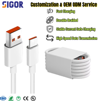 Cable de Carga Rápida USB a Tipo-C Personalizado Directo de Fábrica, 1M, Cable de Datos de Alta Velocidad, 100% Cobre Puro, Certificado ISO9001