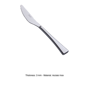 Couteau à dessert forgé Salvinelli Oceania en acier inoxydable 18/10, épaisseur 3,5 mm - Product Image 3
