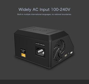 Cargador de Baterías UP8 de Doble Canal 2x16A con Carga Rápida, AC 2X200W / DC 2X300W, 100-240V, Cargador de Equilibrio para LiPo, LiHV, LiIon - Product Image 4