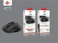 Souris optique sans fil avec interrupteur silencieux, 3 millions de clics, mini USB, 1600 DPI, alimentée par piles, pour droitiers, pour le bureau et les ordinateurs portables