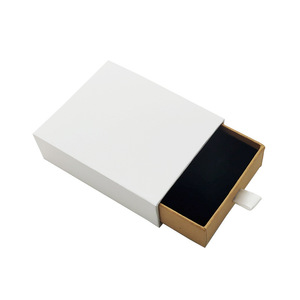 High-quality customized Logo Sliding Cardboard Jewelry Gift packaging Box