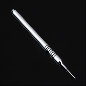Pinceau à manucure en métal pour nail art, brosse à pigment pour dessin de motifs floraux, pinceau liner pour peinture au gel, outil de décoration pour salon de manucure - Product Image 6