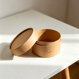 Tube Cylindrique en Papier Kraft Recyclé de Qualité Alimentaire, Conception Personnalisée, pour l'Emballage du Thé, du Café et des Snacks, avec Taille Personnalisée et Film en Aluminium - Product Image 6