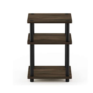 Turn N Buis Eenvoudige Montage Multipurpose Plank Columbia Walnoot Zwart Aquarium Salontafel - Product Image 3