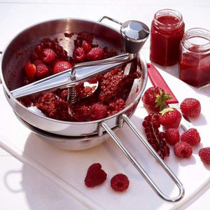 Moulin à Aliments Manuel Rotatif en Acier Inoxydable Durable avec 3 Disques de Broyage pour Cuisine : Mixeur, Râpe à Confiture, Presse-Purée - Product Image 1