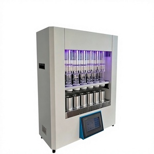 <span class=keywords><strong>Extracteur</strong></span> Soxhlet automatique pour tests alimentaires et de fourrages, analyseur de graisse à 6 lots avec condenseur refroidi par <span class=keywords><strong>air</strong></span> et canaux en PTFE - Product Image 1