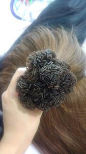 Cabello humano 100% virgen ruso Remy, 0,5g, 0,8g, 0,9g, 1g, punta de palo, queratina, extensiones de cabello de Punta I, venta al por mayor - Product Image 3