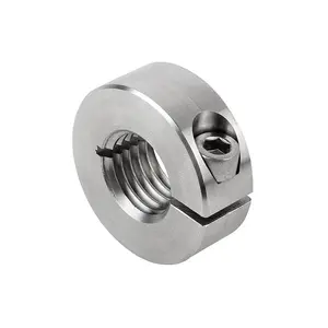 Solid Stainless Steel Style Set Screw Shaft Collars Bore Retaining Ring Inner Diameter 3-100mm all in stock