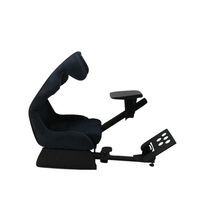 Siège de simulateur de course d'usine pour Logitech G29 Thrustmaster Fanatec Angle de support de roue réglable et longueur de bras
