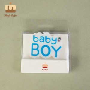 Bougie d'anniversaire géante bleue en cire de paraffine faite à la main, lumières magiques, directement de l'usine, pour mariages et Noël - Product Image 2