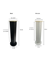 Présentoir de support de supermarché panneau perforé à quatre faces en métal léger pour réfrigérateur aimant jouet autocollant caractéristique de plancher rotatif