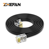 ZHEFAN Rj11 câble téléphonique Rj11 mâle à mâle 6p4c cordon de ligne téléphonique pour Dsl Modem Answernig Machine appelant Id Fax cordon téléphonique