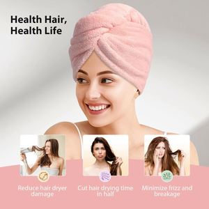 Toalla de Baño de Microfibra de Secado Rápido de Lujo para Mujer, Gorro para Secar el Cabello, Ecológico y Absorbente de Agua - Product Image 3
