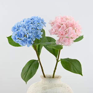 Hydrangeas artificiels de haute qualité en gros, toucher réel, latex, grande tête, vert et blanc, <span class=keywords><strong>Hortensia</strong></span> pour la décoration intérieure et les mariages - Product Image 2