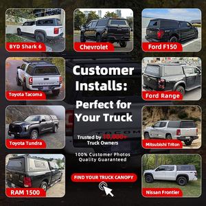 Personnalisation de la capote de camion 4x4 en alliage d'aluminium pour <span class=keywords><strong>Ford</strong></span> <span class=keywords><strong>Ranger</strong></span> <span class=keywords><strong>Wildtrak</strong></span> 4x4 F150 - Product Image 6