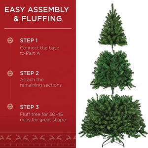 Árbol de Navidad Artificial de PVC Verde de Alta Calidad, Decoración Navideña Personalizada para el Hogar - Product Image 6