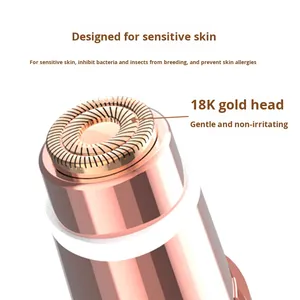 Customize 2 in 1 Facial <strong>Hair</strong> <strong>Remover</strong> for Women Painless <strong>Face</strong> Shaver Electric <strong>Hair</strong> Removal Device for <strong>Face</strong> Lips with Light - Product Image 2