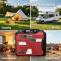 Générateur à onduleur portable FW6500is 5500W à onde sinusoïdale pure 230V, démarrage électrique, vente en gros OEM, direct usine