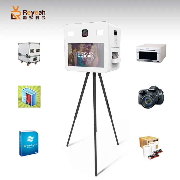2022 Model D Photo Booth Camera Self-service Selfie Booth kiosk For Canada Market