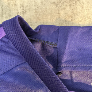 Camiseta <span class=keywords><strong>de</strong></span> Fútbol <span class=keywords><strong>de</strong></span> Poliéster Transpirable, Versión para Fanáticos, Estilo <span class=keywords><strong>Argentina</strong></span> 2022, Color Morado, Venta al Por Mayor para Adultos - Product Image 4