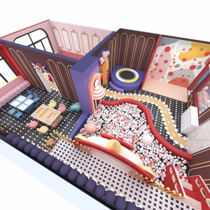 Đồ chơi sân chơi trong nhà thủ công cho trẻ em từ 6 tuổi, cầu trượt trong nhà kỳ diệu, bể bóng, đồ chơi mềm giáo dục, nhiều loại - Product Image 5