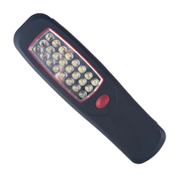Lampe de camping avec crochet intégré et lampe d'inspection torche à 24 LED à dos magnétique