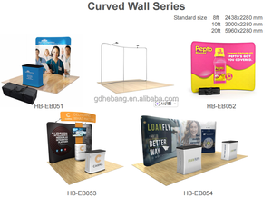घुमावदार कपड़े पृष्ठभूमि प्रदर्शन व्यापार शो प्रदर्शन पॉप अप बैनर कपड़े खड़ा पोर्टेबल पृष्ठभूमि बैनर - Product Image 2