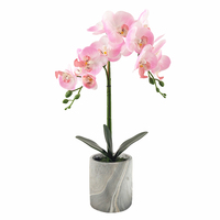 Plante d'orchidée artificielle en pot, toucher réel, haute qualité, écologique, vente en gros, meilleur prix, très demandée pour Thanksgiving et mariages