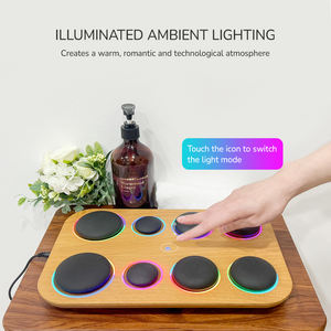 Ensemble de massage aux pierres chaudes avec chauffe-pierres, soin de santé par massage aux pierres chaudes, plaque chauffante - Product Image 4