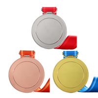 Médailles personnalisées en alliage de zinc métallique sans frais de moule, impression UV personnalisée, médailles en époxy or, argent, bronze pour le sport, pour la gravure