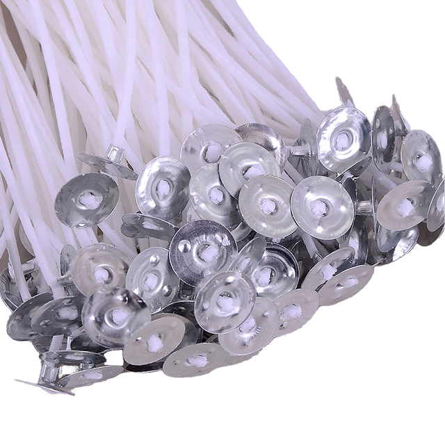 High Quality DIY Tealight Candle Making Kit 100 Pcs Cotton Wick Per Bag Cotton Core Coating Candles Fragrance Accessories