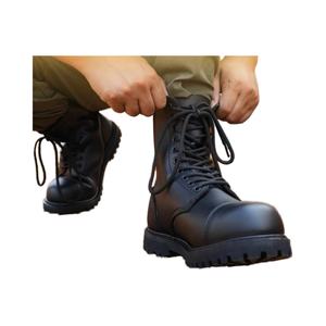 Botas Largas de Cuero American Tactical para Hombre, Precio de Fábrica, para Seguridad Personal, Color Negro - Product Image 3