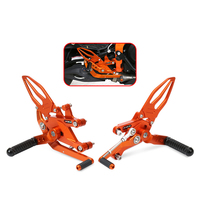 Reposapiés Ajustables CNC para Motocicleta KTM DUKE390 DUKE250 DUKE 390 DUKE 250 2024-2025, Accesorios para Pedales