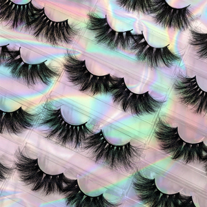 Abonnie Natural <strong>Lashes</strong> clear Full Strip <strong>Mink</strong> <strong>Lashes</strong> False Eyelashes 25 mm <strong>Mink</strong> <strong>Lash</strong> Wholesale Dramatic Long 5d <strong>Mink</strong> Eyelashes - Product Image 6