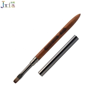 Jiexia Nuevo Pincel Plano <span class=keywords><strong>de</strong></span> Gel para <span class=keywords><strong>Manicura</strong></span> y Arte <span class=keywords><strong>de</strong></span> Uñas <span class=keywords><strong>con</strong></span> Mango <span class=keywords><strong>de</strong></span> Madera <span class=keywords><strong>de</strong></span> Sándalo y Palisandro <span class=keywords><strong>de</strong></span> Alta Calidad para Salón - Product Image 6
