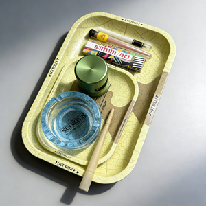 Plateau à roulettes en fer poli avec couvercle, logo personnalisé, style américain, haute qualité, pour accessoires de fumage - Product Image 1