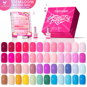 Proveedores de Uñas Vendeeni, Muestra Gratuita para Salón, Set de 48 Colores de Esmalte de Uñas en Gel, Libre de TPO y HEMA, OEM, Etiqueta Privada Personalizada, Esmalte de Gel Sólido - Product Image 1