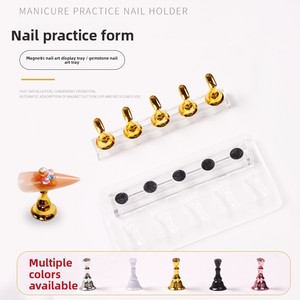 Soporte <span class=keywords><strong>de</strong></span> exhibición <span class=keywords><strong>de</strong></span> práctica <span class=keywords><strong>de</strong></span> puntas <span class=keywords><strong>de</strong></span> <span class=keywords><strong>uñas</strong></span> magnéticas con base acrílica para practicar, pintar y decorar puntas <span class=keywords><strong>de</strong></span> <span class=keywords><strong>uñas</strong></span> Prensa en soportes - Product Image 6