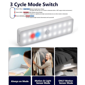 Closet <b>Lights</b> <b>with</b> Charging Station, LED Rechargeable Dimmable Cabinet <b>Light</b> <b>with</b> <b>Timer</b> & Motion Sensor, Wireless Night <b>Light</b> - Product Image 2