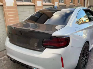 Задняя крышка багажника из карбона в стиле CMP для BMW 2 серии F22 F87 M2 M2C 2014-2022, замена крышки багажника/капота - Product Image 3