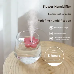 Sáng Tạo Hoa Nhỏ USB Mini Xách Tay Siêu Âm Tạo Độ Ẩm Với Hương Liệu Nhựa Im Lặng Hoạt Động Cho Nhà & Văn Phòng Sử Dụng - Product Image 1