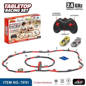 Voiture de course électrique RC 2.4G avec simulateur de piste, jouet de course sportive avec plusieurs modes de piste - Product Image 1