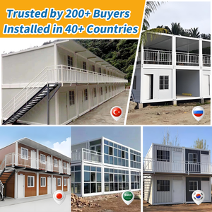 Maison conteneur modulaire détachable, bâtiment préfabriqué portable en kit pour bureau commercial - Product Image 3