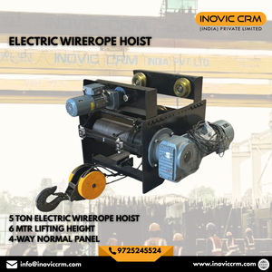 Polipasto de cable de acero de alta resistencia con motor de freno |   Polipasto de Cable Metálico para Uso Industrial Continuo - Product Image 3