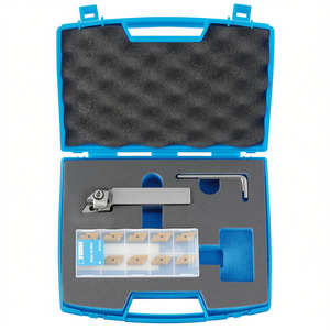 Juego de 10 Herramientas de Torneado Externo Fervi con Insertos para Mecanizado de Metales - Product Image 2