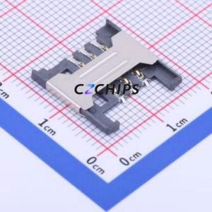 SIM-217 SIM Card Connector SMD Connector Plug-In Type Mini SIM Card Card Holder 1.8mm - Product Image 1
